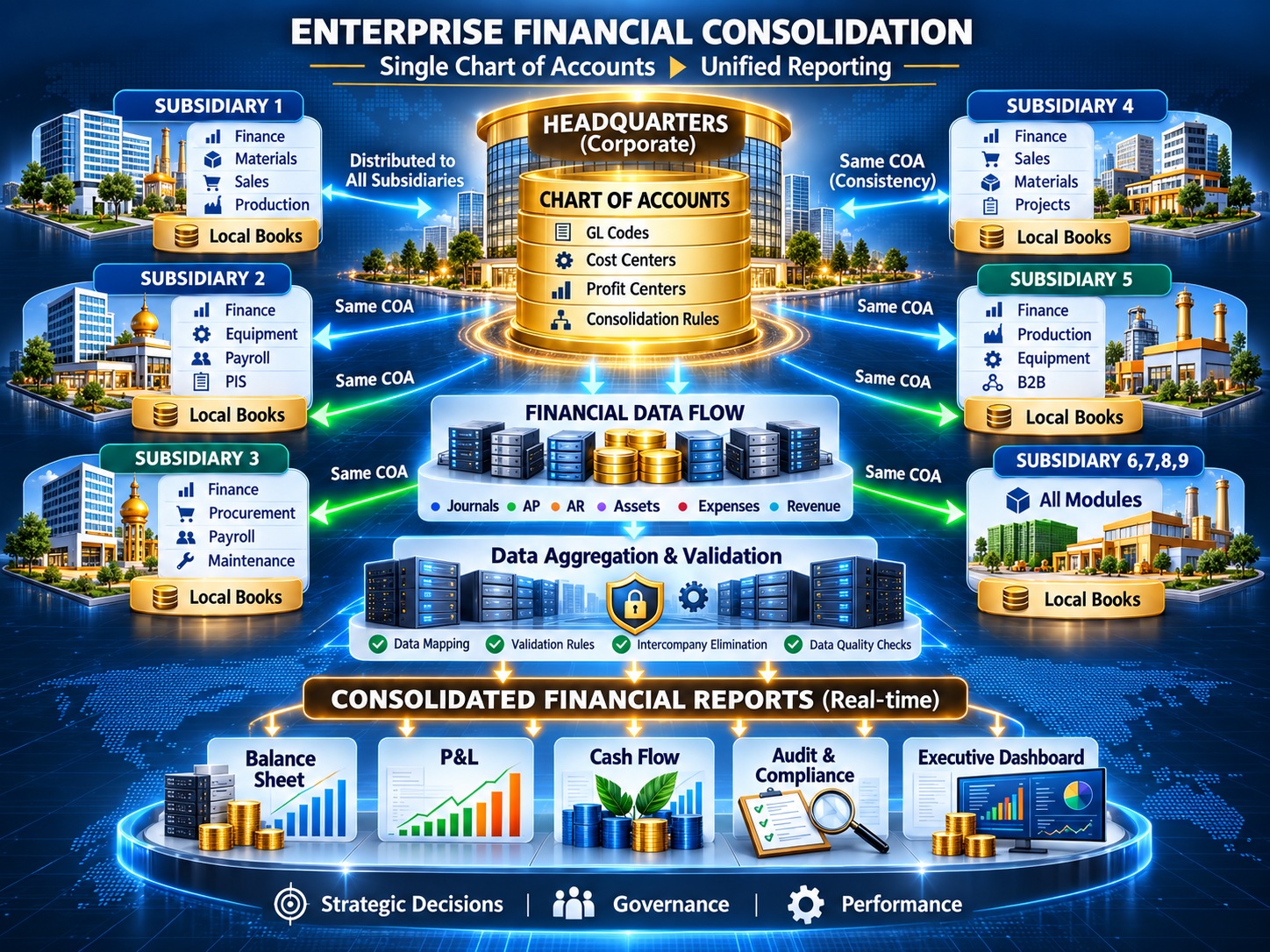 Multi-Site ERP Architecture